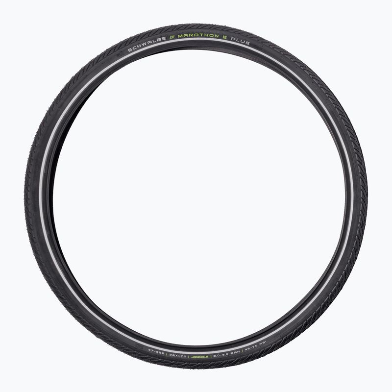 SCHWALBE Marathon E-Plus Smart Dualguard Addix E drót fekete reflex kerékpár gumiabroncs 3