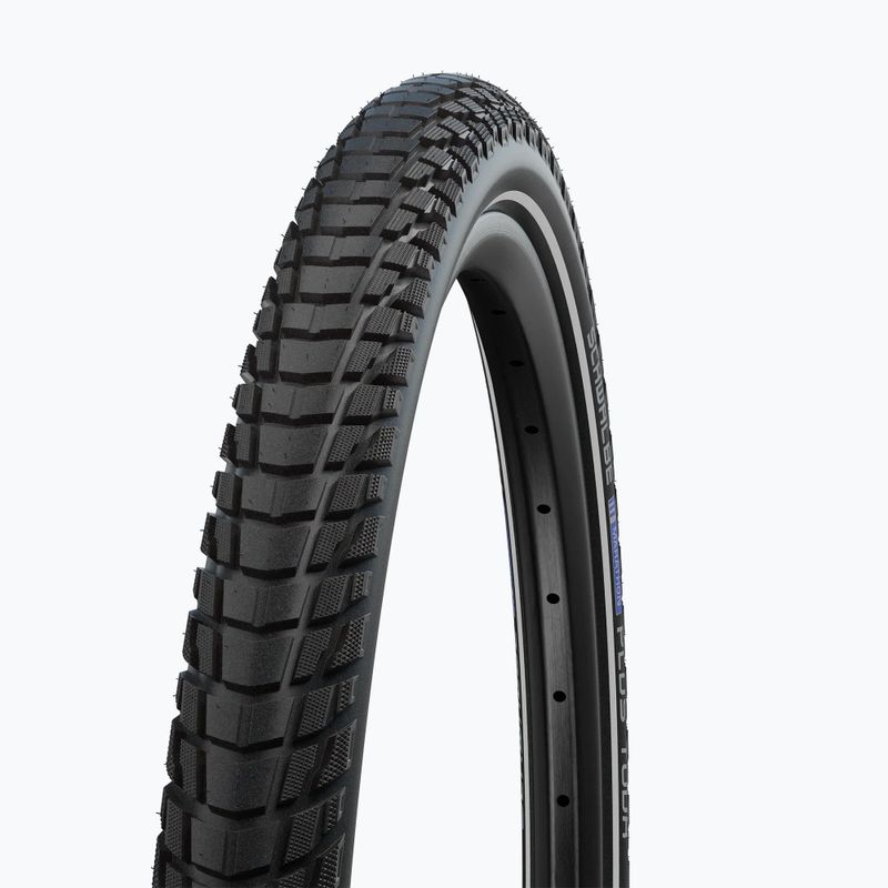 SCHWALBE Marathon Plus Tour Smart DualGuard Addix E 28 x 1.75 fekete reflex kerékpár gumiabroncs