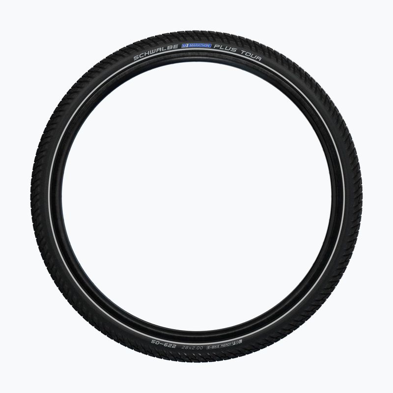 SCHWALBE Marathon Plus Tour Smart DualGuard Addix E 28 x 1.75 fekete reflex kerékpár gumiabroncs 2