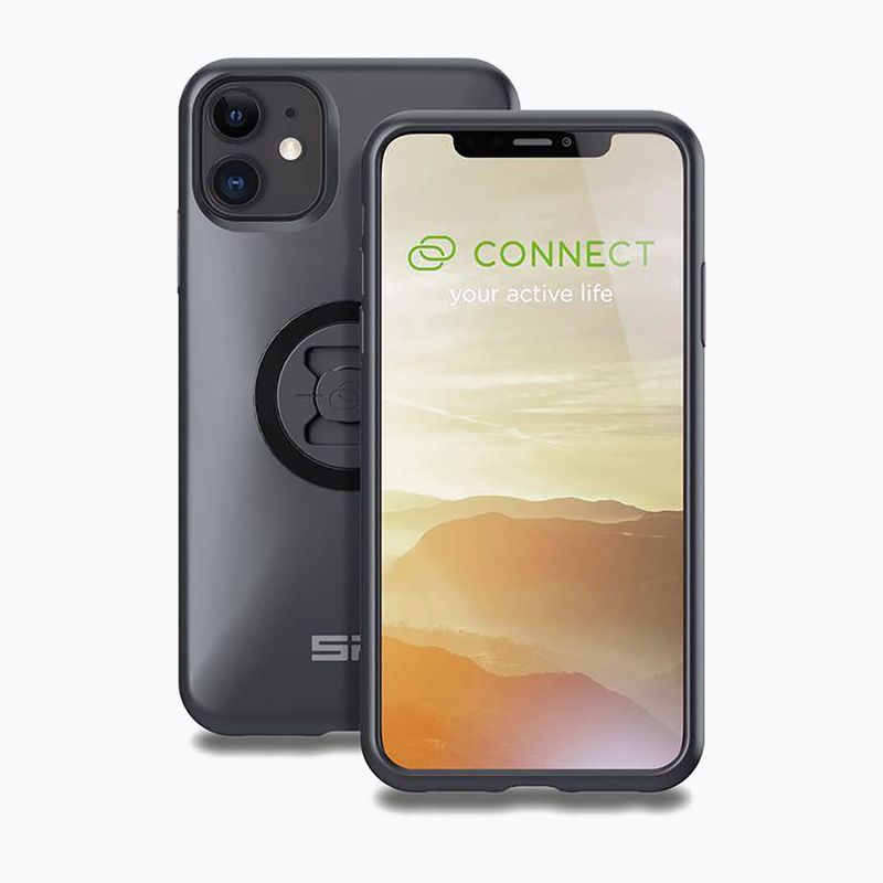 tok kerékpártartó tartóval SP CONNECT Bundle II Iphone 11 / XR fekete 55224