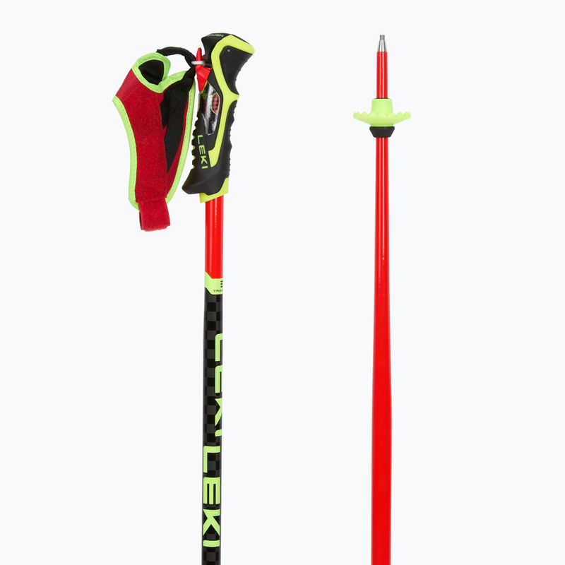 Síbotok LEKI WCR TBS SL 3D bright red/black/neon yellow 3