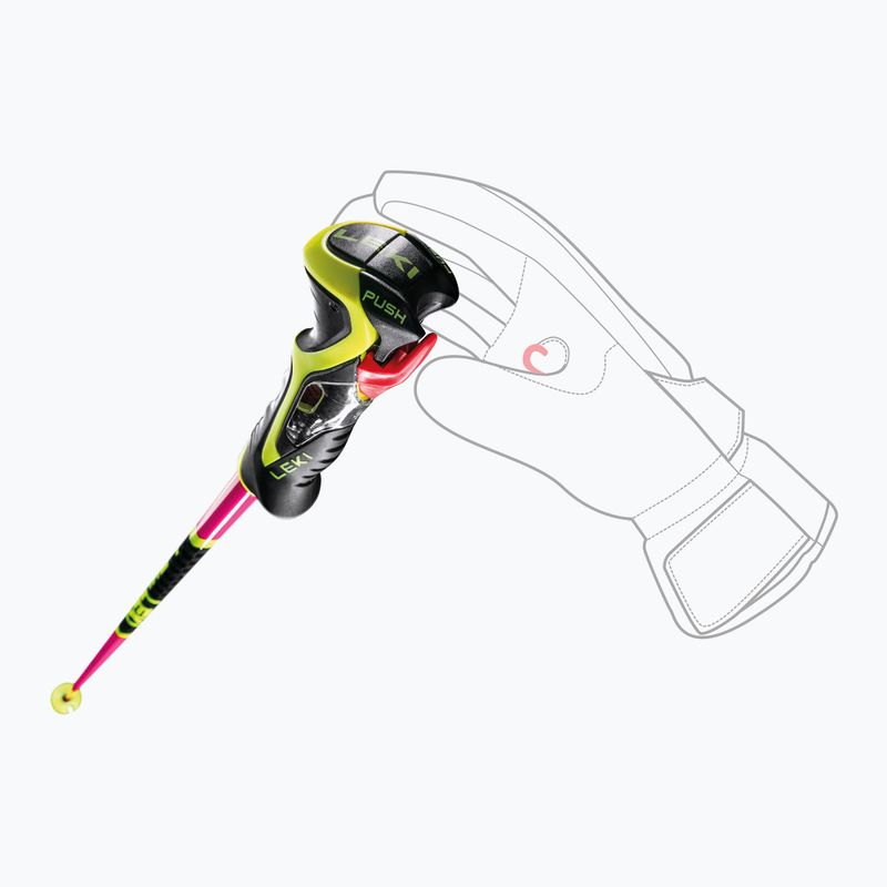 Síbotok LEKI WCR TBS SL 3D neon pink/black/neon yellow 6