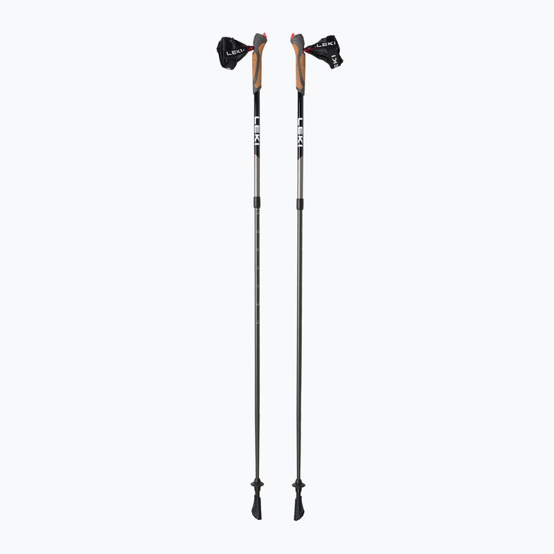 LEKI Spin nordic walking botok fekete és ezüst 65326161