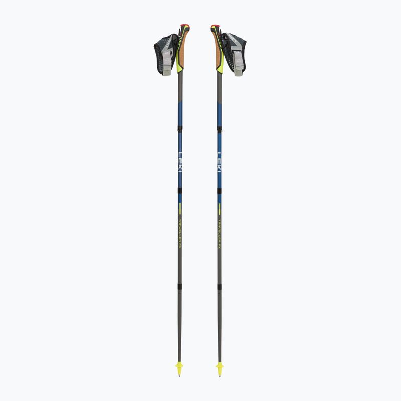 LEKI Traveller FX.One Carbon nordic walking botok tengerészkék és ezüst 65325821110