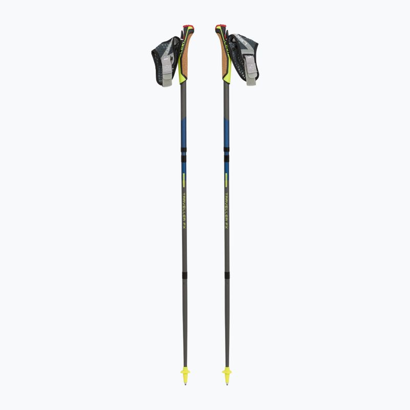 LEKI Traveller FX.One Carbon nordic walking botok tengerészkék és ezüst 65325821110 5