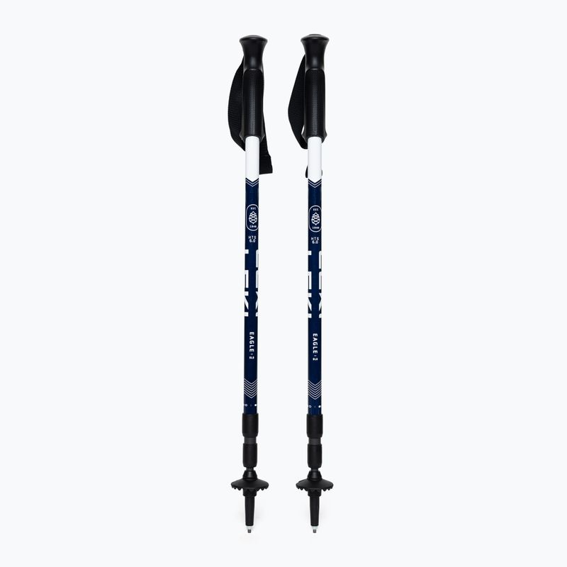 LEKI Eagle kék/fehér trekking botok 6