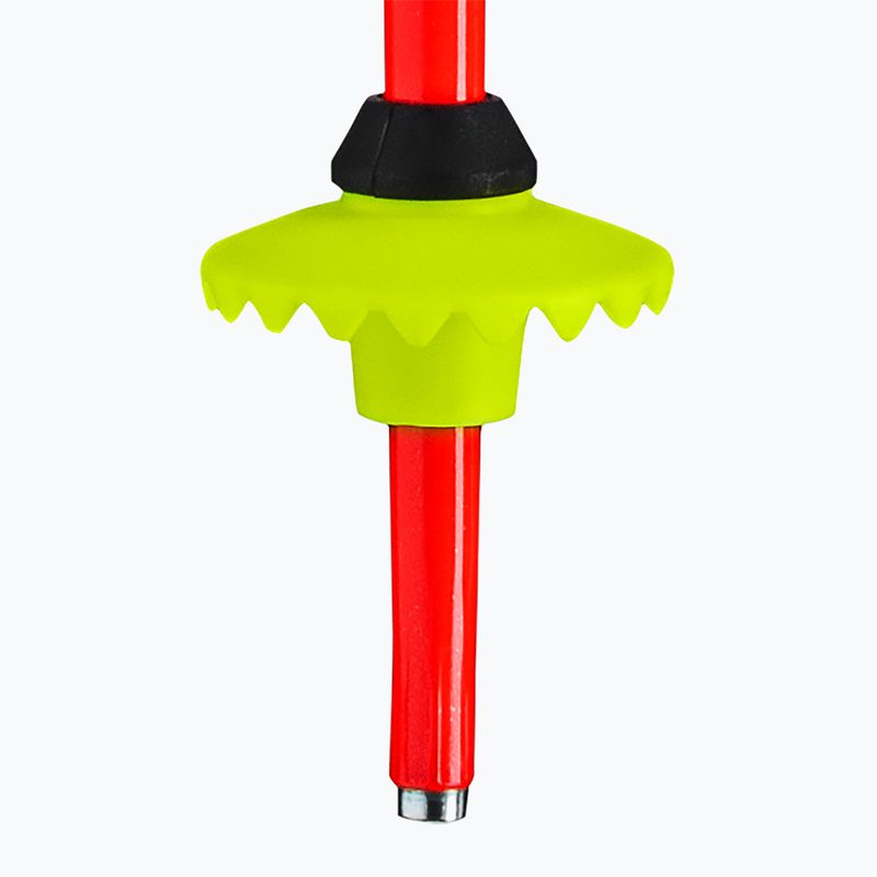 Gyerek síbot LEKI Racing bright red/ black/ neon yellow 4