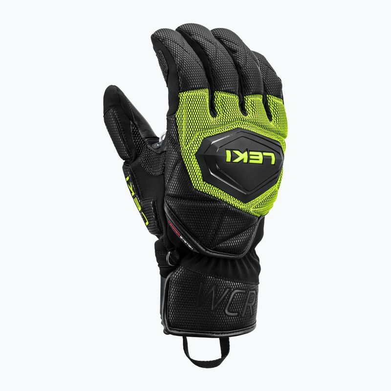 Férfi síkesztyű LEKI WCR Coach 3D black/ ice lemon 7