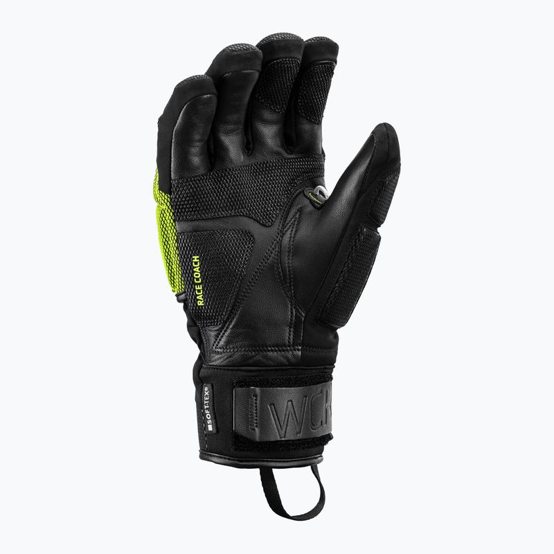 Férfi síkesztyű LEKI WCR Coach 3D black/ ice lemon 8