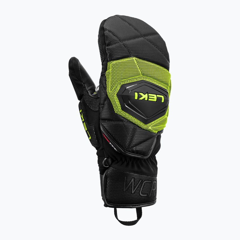 Férfi síkesztyűk LEKI WCR Coach 3D Mitt black/ice lemon 2