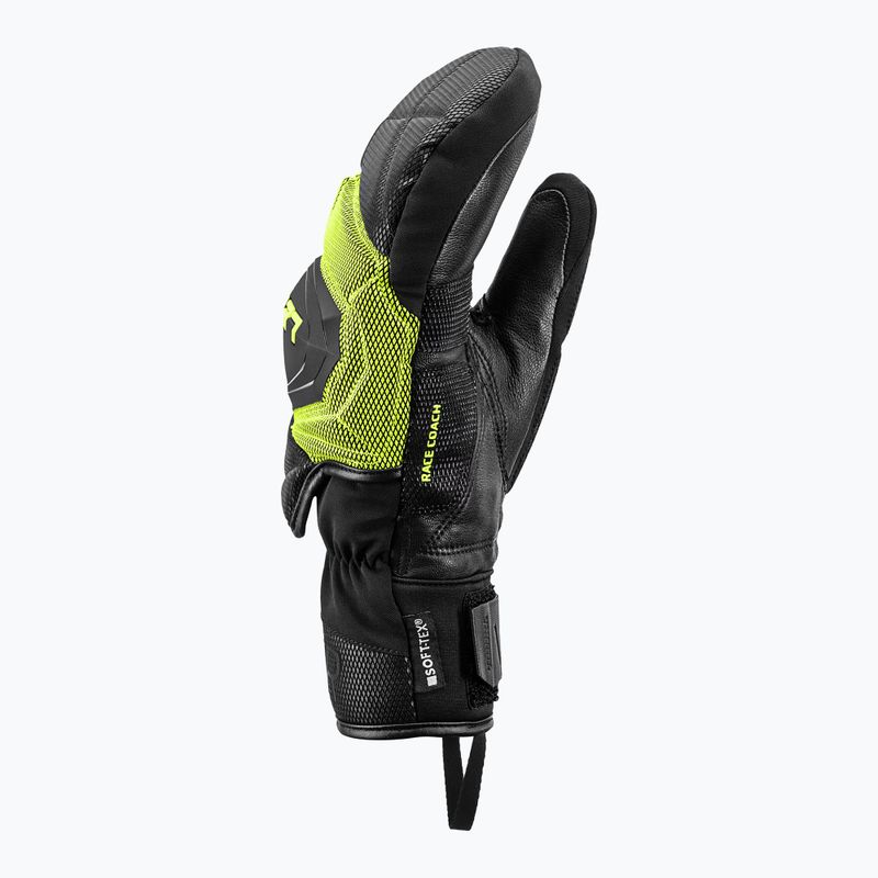 Férfi síkesztyűk LEKI WCR Coach 3D Mitt black/ice lemon 4