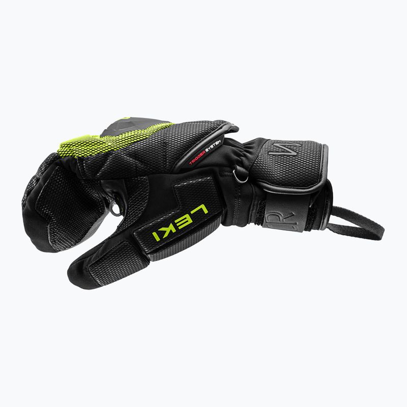 Férfi síkesztyűk LEKI WCR Coach 3D Mitt black/ice lemon 5