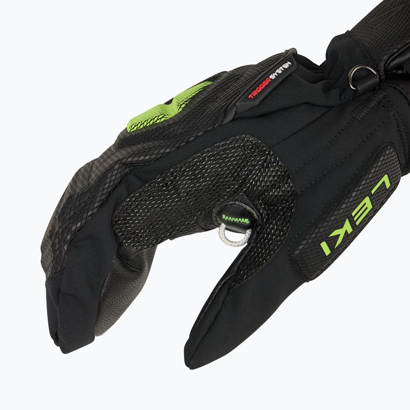 Férfi síkesztyű LEKI WCR C-Tech 3D Mitt black/ ice lemon 4