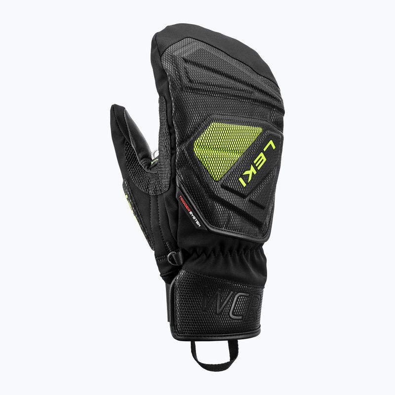 Férfi síkesztyű LEKI WCR C-Tech 3D Mitt black/ ice lemon 7