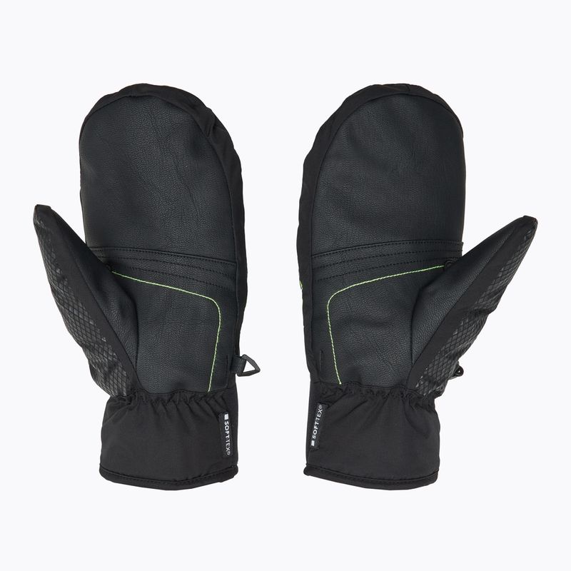 Gyerek síkesztyű LEKI WCR Team 3D Junior Mitt black/ ice lemon 3