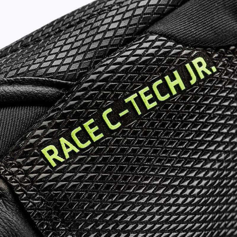 Gyerek síkesztyű LEKI WCR C-Tech 3D Junior Mitt black/ice lemon 7