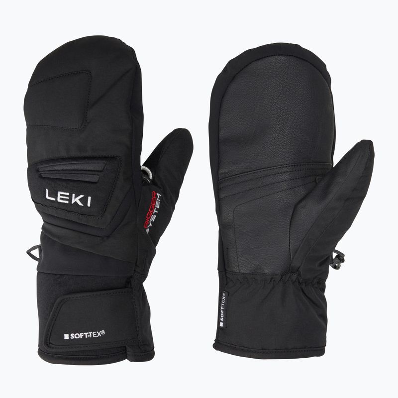 Gyerek síkesztyű LEKI Griffin 3D Junior Mitt black