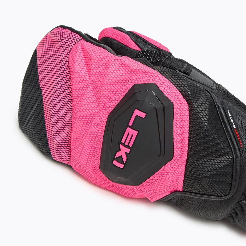 Női síkesztyű LEKI WCR Venom SL 3D Mitt black/ pink 5