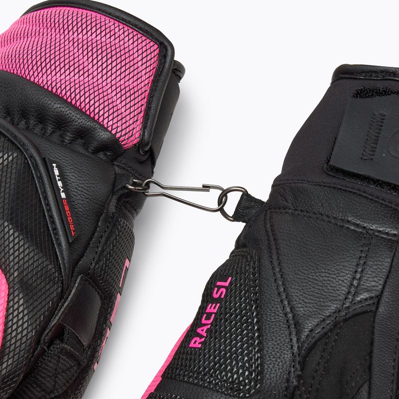 Női síkesztyű LEKI WCR Venom SL 3D Mitt black/ pink 7
