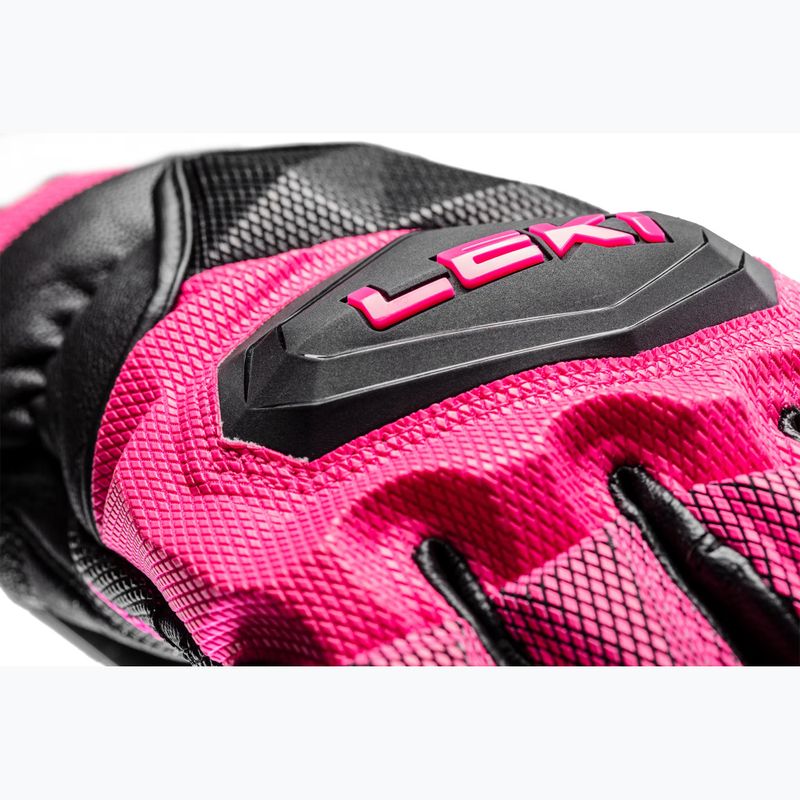 Női síkesztyű LEKI WCR Venom SL 3D black/ pink 12