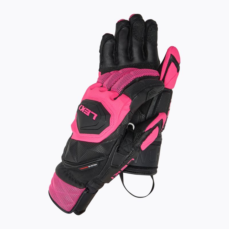 Női síkesztyű LEKI WCR Venom SL 3D black/ pink