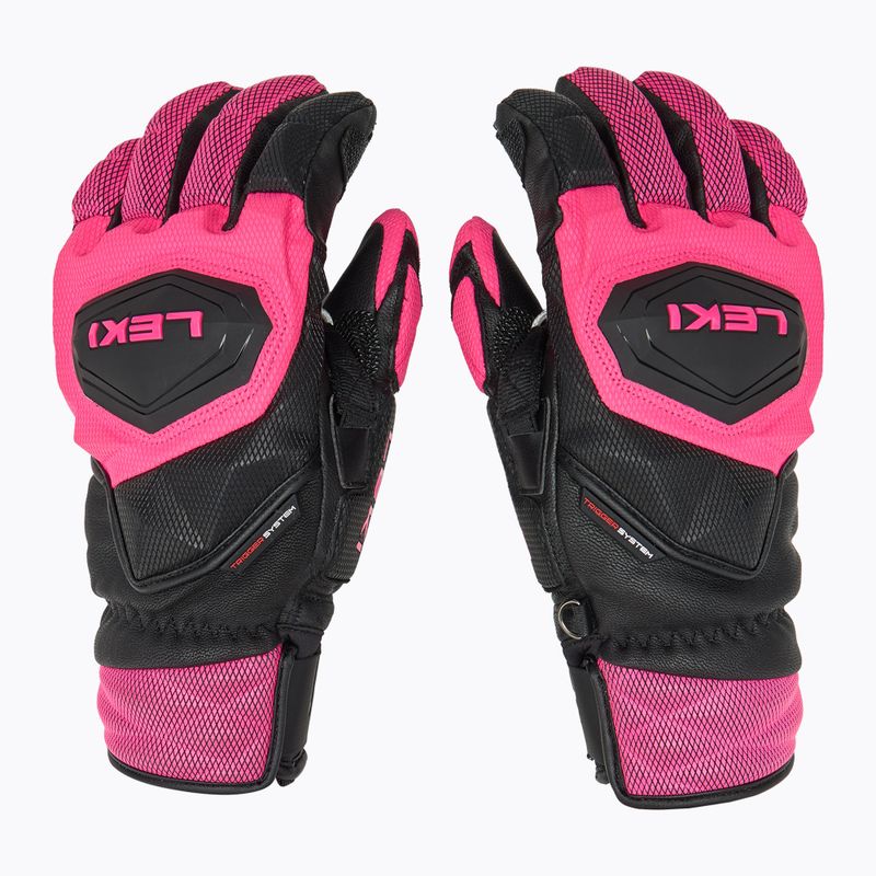 Női síkesztyű LEKI WCR Venom SL 3D black/ pink 3