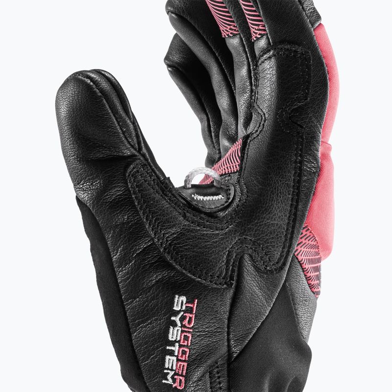 Női síkesztyű LEKI Griffin Base 3D black/ rose 10