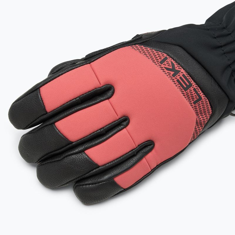 Női síkesztyű LEKI Griffin Base 3D black/ rose 4