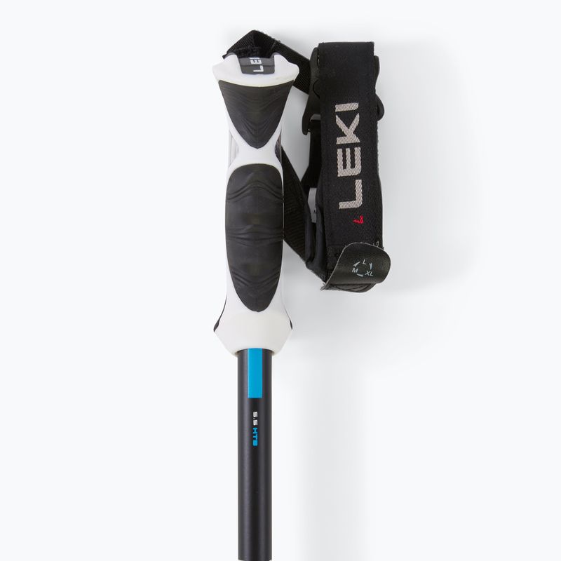 LEKI Bold Lite S sötét antracit/fekete/világoskék síbotok 2