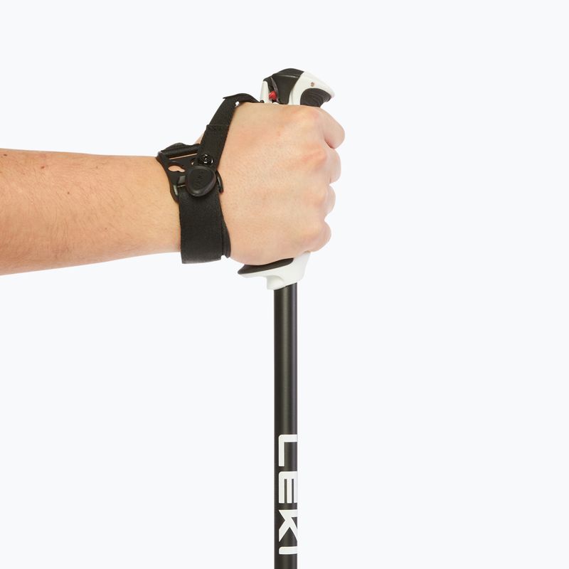 LEKI Bold Lite S sötét antracit/fekete/világoskék síbotok 6