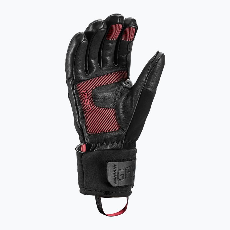 Női síkesztyű LEKI Griffin Pro 3D black/ rose 8