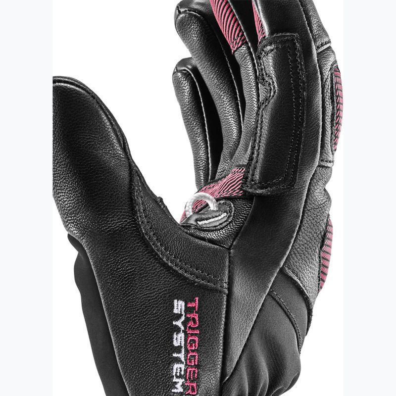 Női síkesztyű LEKI Griffin Pro 3D black/ rose 10