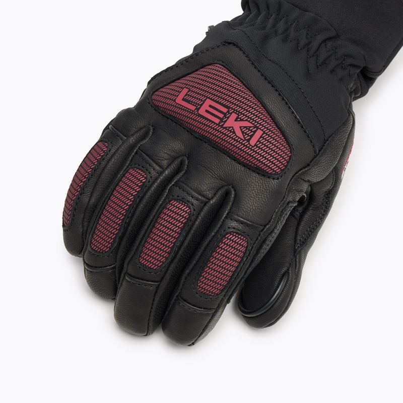 Női síkesztyű LEKI Griffin Pro 3D black/ rose 5