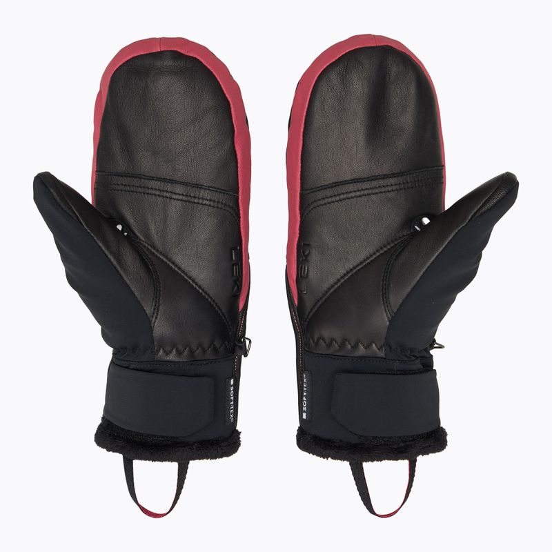 Női síkesztyű LEKI Vallarta 3D Mitt black/ rose 2