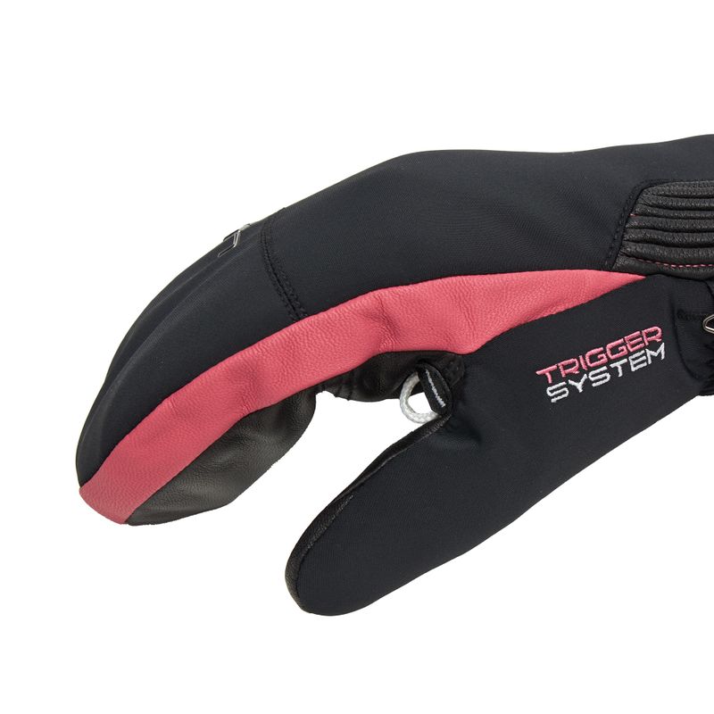 Női síkesztyű LEKI Vallarta 3D Mitt black/ rose 5