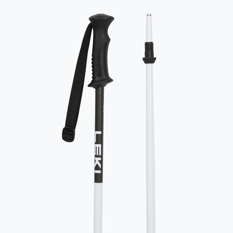 Gyerek síbotok Leki Rider Create Jr white/dark anthracite 3