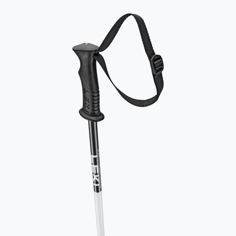 Gyerek síbotok Leki Rider Create Jr white/dark anthracite 10