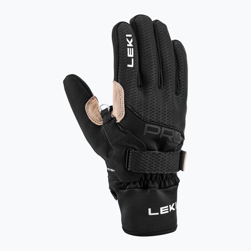 Sífutó kesztyűk LEKI PRC Premium ThermoPlus Shark black/sand 2
