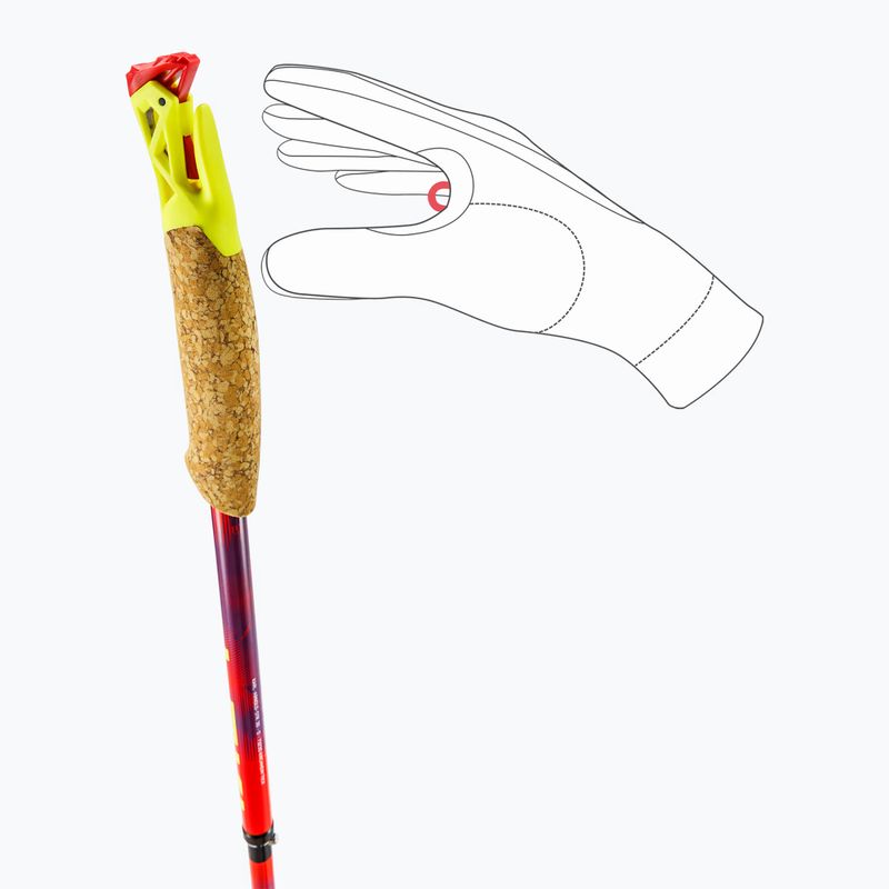 Futóbotok LEKI Ultatrail FX.One SL red/purple 14