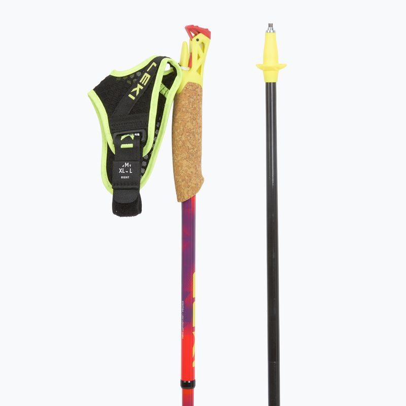 Futóbotok LEKI Ultatrail FX.One SL red/purple 3