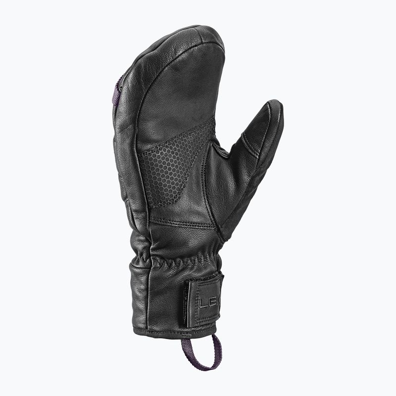 Női síkesztyűk LEKI Montera Prime Women Mitt black/blackberry gray 3