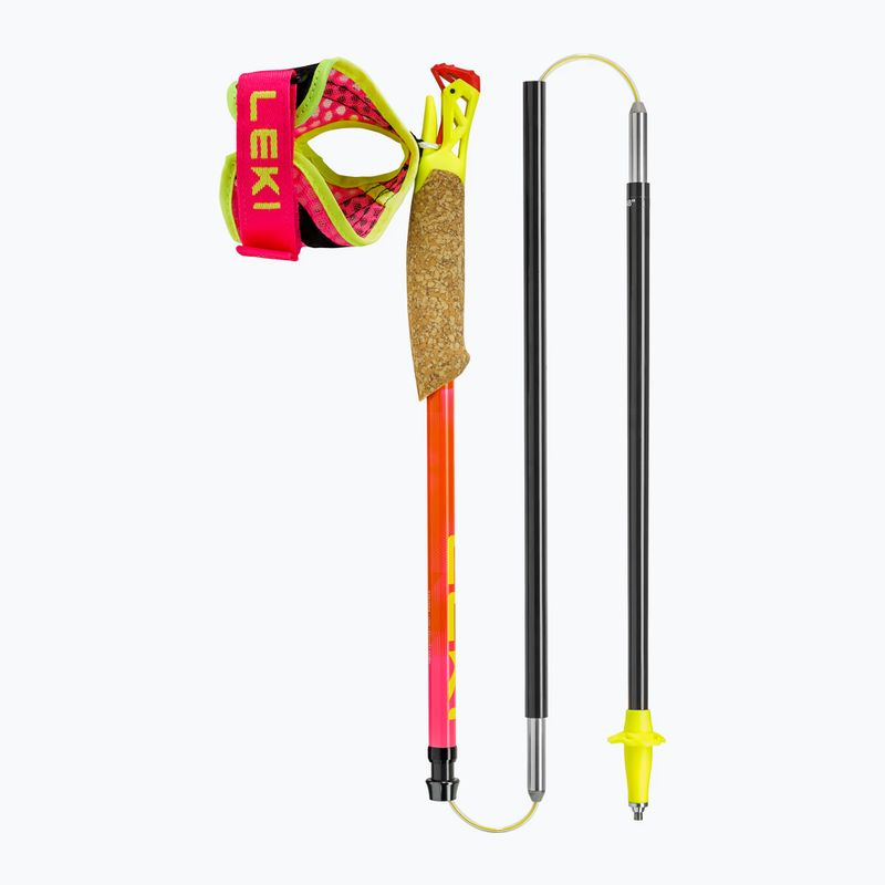 Futóbotok LEKI Ultatrail FX.One SL pink/orange 9