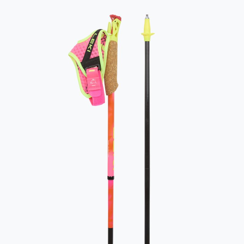Futóbotok LEKI Ultatrail FX.One SL pink/orange 3