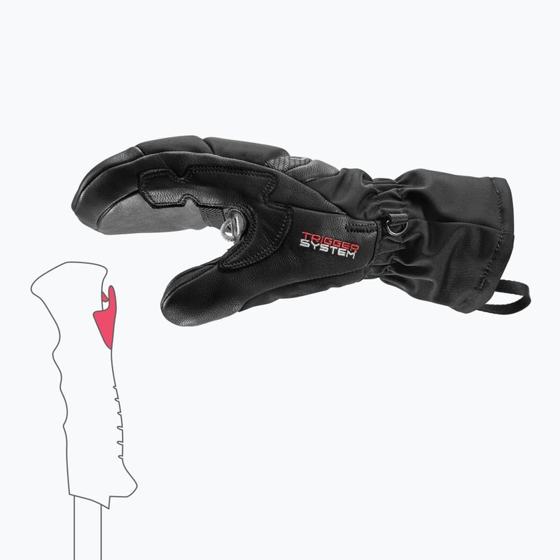 Női síkesztyűk LEKI Griffin Base 3D Mitt black 9