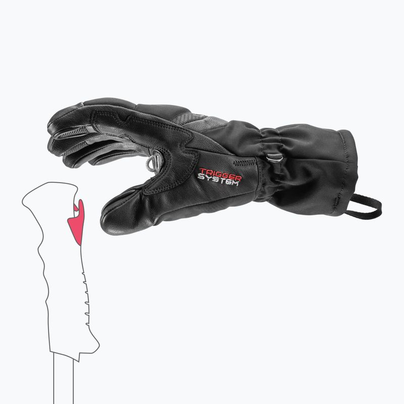 Női síkesztyűk LEKI Griffin Base 3D black 7