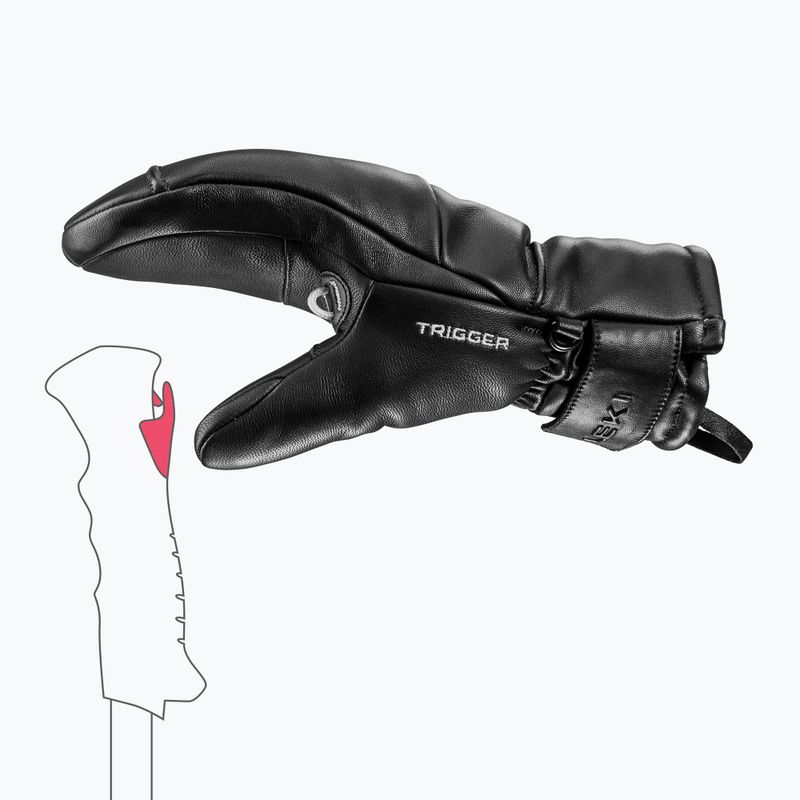 Női síkesztyűk LEKI Glace Prime TR Women Mitt black 5