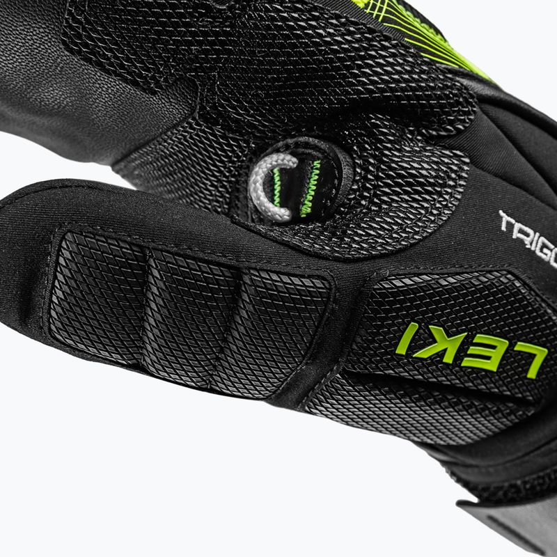 Síkesztyűk LEKI WCR Core TR Mitt black/neon yellow 5