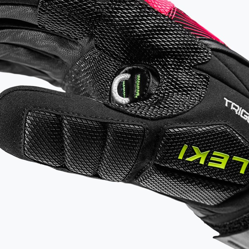 Síkesztyűk LEKI WCR Core TR black/neon pink/neon yellow 5