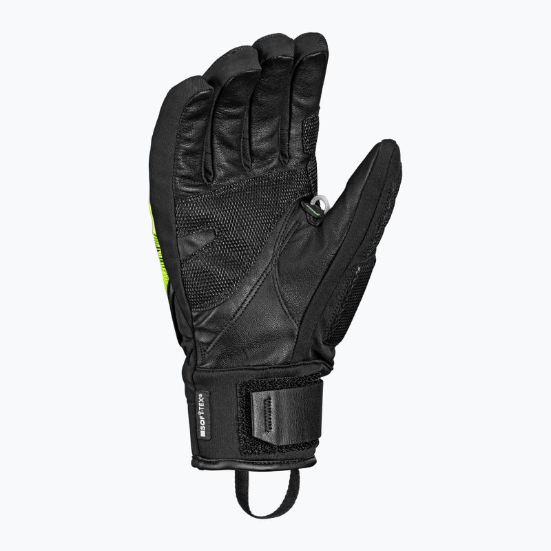 Síkesztyűk LEKI WCR Core TR black/neon yellow 3