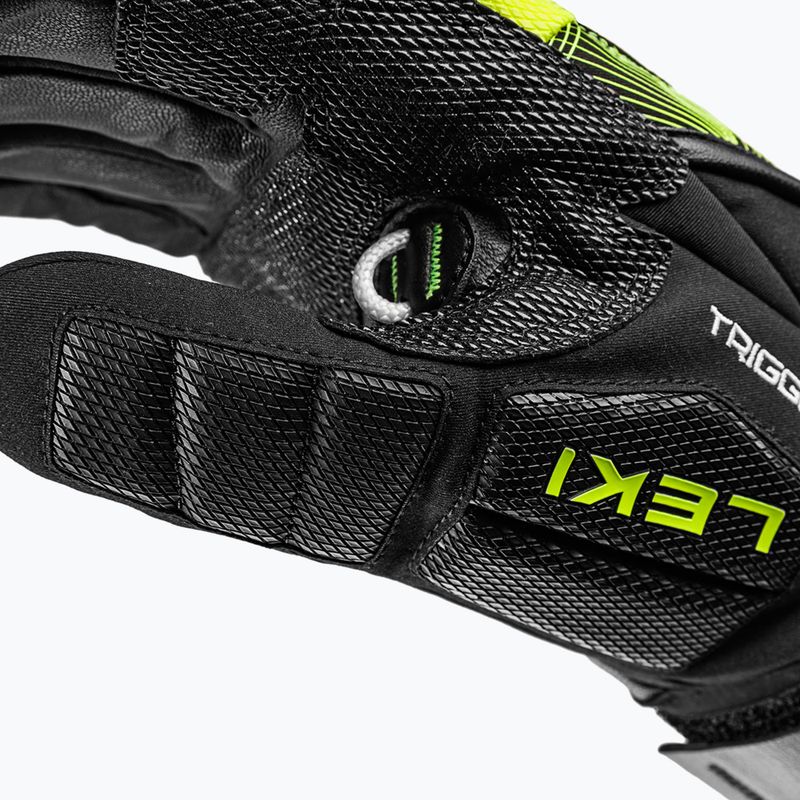Síkesztyűk LEKI WCR Core TR black/neon yellow 4
